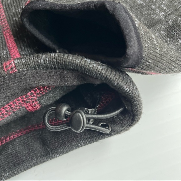 Harley-Davidson Women’s Full Zip Jacket M Gray Moto Knit Logo Back EUC - Picture 7 of 7